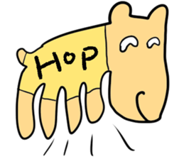 Stylish dog sticker #10139168