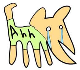 Stylish dog sticker #10139174