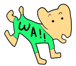 Stylish dog sticker #10139180