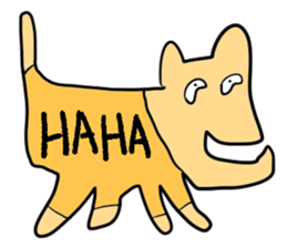 Stylish dog sticker #10139186