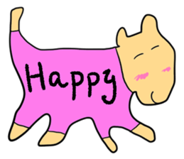 Stylish dog sticker #10139187