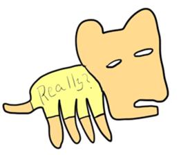 Stylish dog sticker #10139190