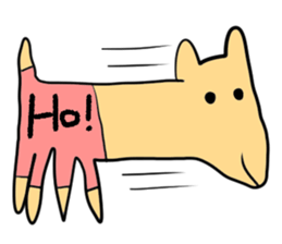 Stylish dog sticker #10139192