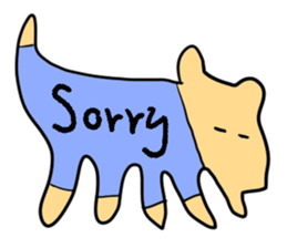 Stylish dog sticker #10139197