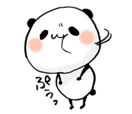a cute panda2 sticker #10139220