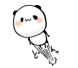 a cute panda2 sticker #10139223