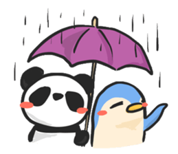 Penguin & Panda sticker #10139483