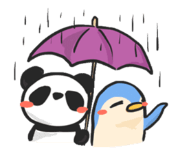 Penguin & Panda sticker #10139483