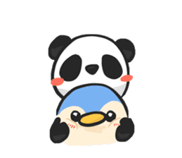 Penguin & Panda sticker #10139503