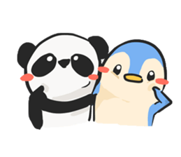 Penguin & Panda sticker #10139505