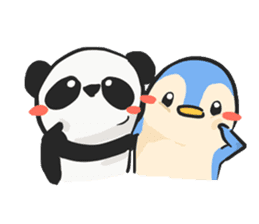 Penguin & Panda sticker #10139505