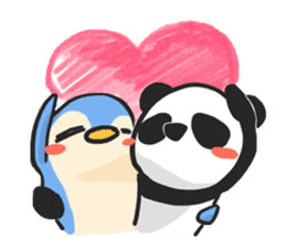 Penguin & Panda sticker #10139508