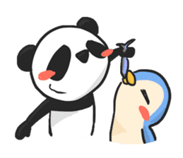 Penguin & Panda sticker #10139515