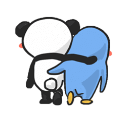 Penguin & Panda sticker #10139516