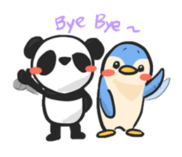 Penguin & Panda sticker #10139517