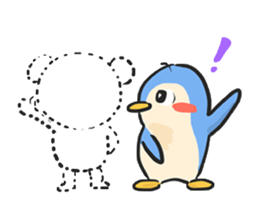 Penguin & Panda sticker #10139518