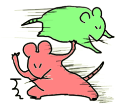 happy rats sticker #10139956