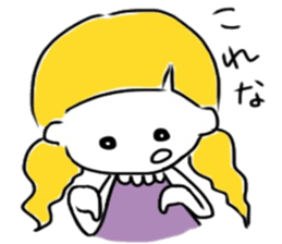 little girls. sticker #10140646