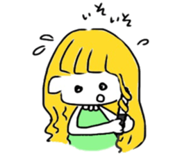 little girls. sticker #10140649