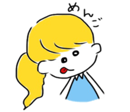 little girls. sticker #10140650