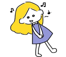 little girls. sticker #10140653