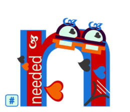 chat font feeLings poLar vortex suitcase sticker #10140960