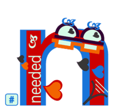 chat font feeLings poLar vortex suitcase sticker #10140960