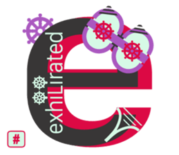 chat font feeLings poLar vortex suitcase sticker #10140961