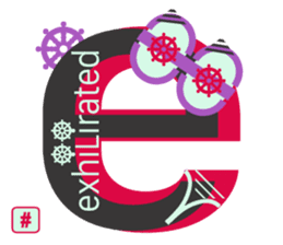 chat font feeLings poLar vortex suitcase sticker #10140961