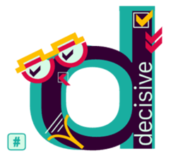 chat font feeLings poLar vortex suitcase sticker #10140962