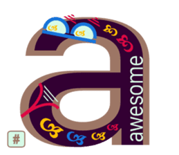 chat font feeLings poLar vortex suitcase sticker #10140965