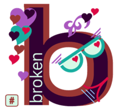 chat font feeLings poLar vortex suitcase sticker #10140975