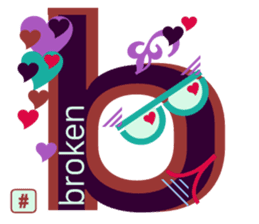 chat font feeLings poLar vortex suitcase sticker #10140975