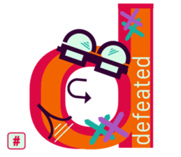 chat font feeLings poLar vortex suitcase sticker #10140977