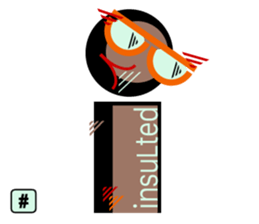 chat font feeLings poLar vortex suitcase sticker #10140982