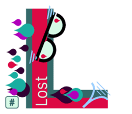 chat font feeLings poLar vortex suitcase sticker #10140985