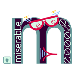 chat font feeLings poLar vortex suitcase sticker #10140986