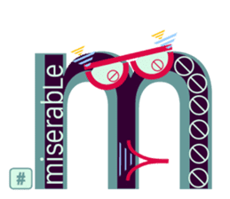 chat font feeLings poLar vortex suitcase sticker #10140986