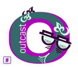 chat font feeLings poLar vortex suitcase sticker #10140988