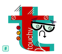 chat font feeLings poLar vortex suitcase sticker #10140993