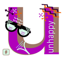 chat font feeLings poLar vortex suitcase sticker #10140994