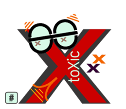 chat font feeLings poLar vortex suitcase sticker #10140997