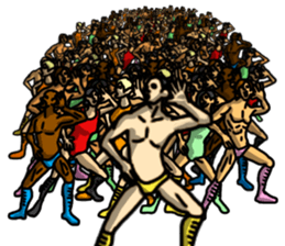 Hundred-group behavior-2 sticker #10141012