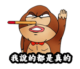 King Uncle texture white rot sticker #10141331