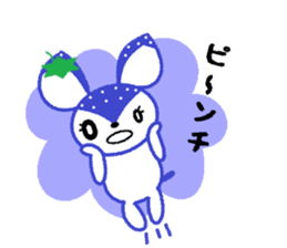 Bibi of the strawberry hat 7 sticker #10141416