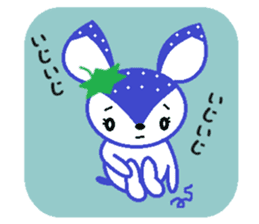 Bibi of the strawberry hat 7 sticker #10141438