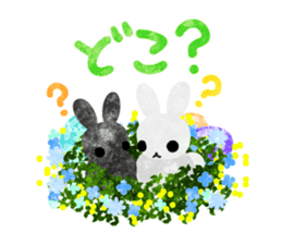 Pretty Little Rabbits Sticker sticker #10141691