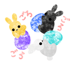 Pretty Little Rabbits Sticker sticker #10141718