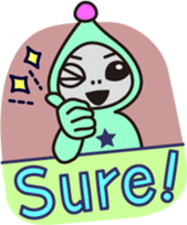 Various feeling of alien EARLGREY Vol.3 sticker #10141815