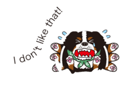 Message from a dog English version sticker #10142089